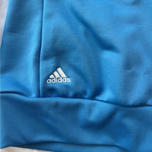 Adidas Golf Zip-Up Track Jacket Blue Sz 2XL - Picture 4 of 7